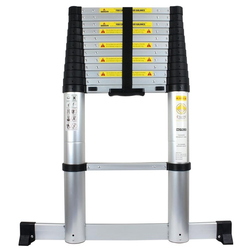 Ladder Telescopic 3.8Mtr Click N Climb CCTL38B